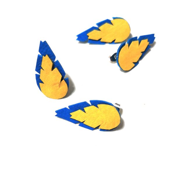 sininen keltainen korvakorut ukraina