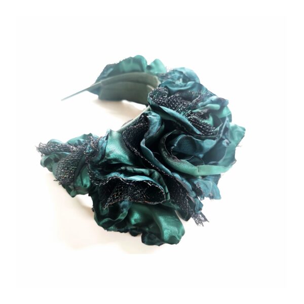 Kukka panta kangas kruunu kierrätys materiaalit sinivuokko (3)